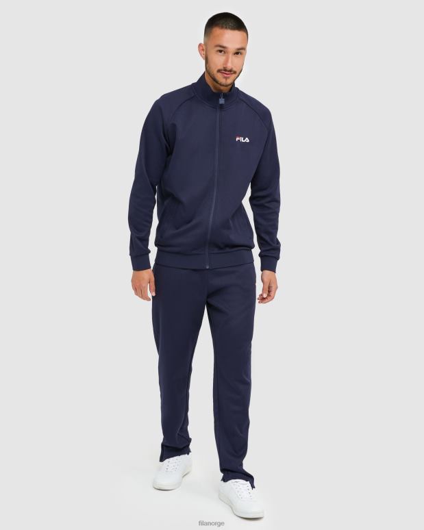 FILA menn ny marineblå klassisk herrejakke med glidelås fila HHL842454 ny marine