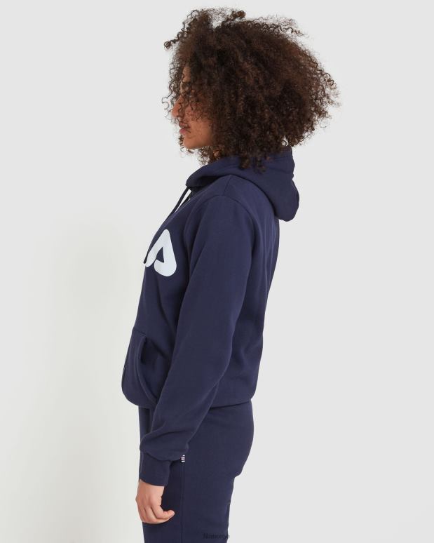FILA menn ny marineblå klassisk unisex-jakke med glidelås fila HHL842484 ny marine
