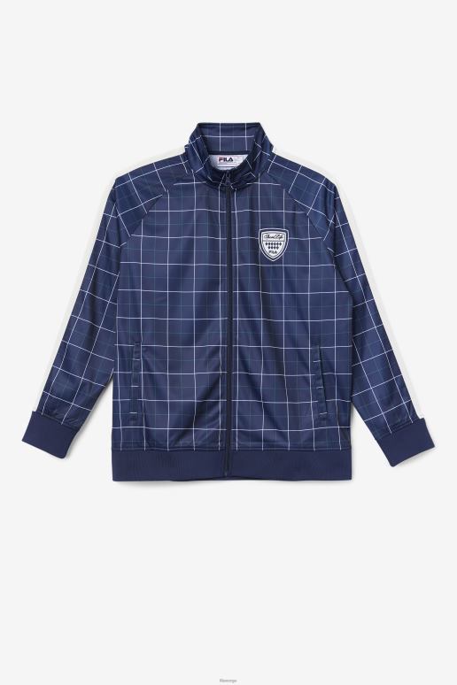 FILA menn oshan treningsjakke fila navy/gardenia/june bug HHL84860 marine/gardenia/juni bug