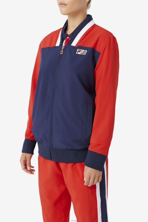 FILA menn peacoat/rød/hvit fila x museets treningsjakke fila HHL84834 peacoat/rød/hvit