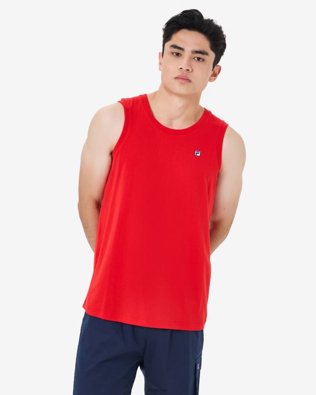 FILA menn rød fila herre heritage badge tank HHL842589 rød