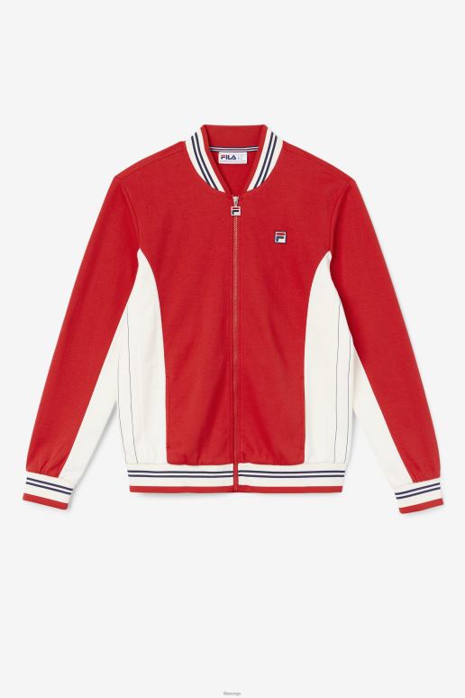 FILA menn settanta jakke rød/gardenia/marine fila HHL84851 rød/gardenia/marine