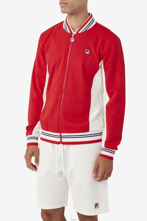 FILA menn settanta jakke rød/gardenia/marine fila HHL84851 rød/gardenia/marine