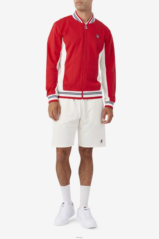 FILA menn settanta jakke rød/gardenia/marine fila HHL84851 rød/gardenia/marine