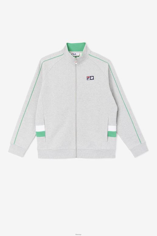 FILA menn sutton treningsjakke lys grå/jelly bean/hvit fila HHL84875 lys grå/gelébønne/hvit
