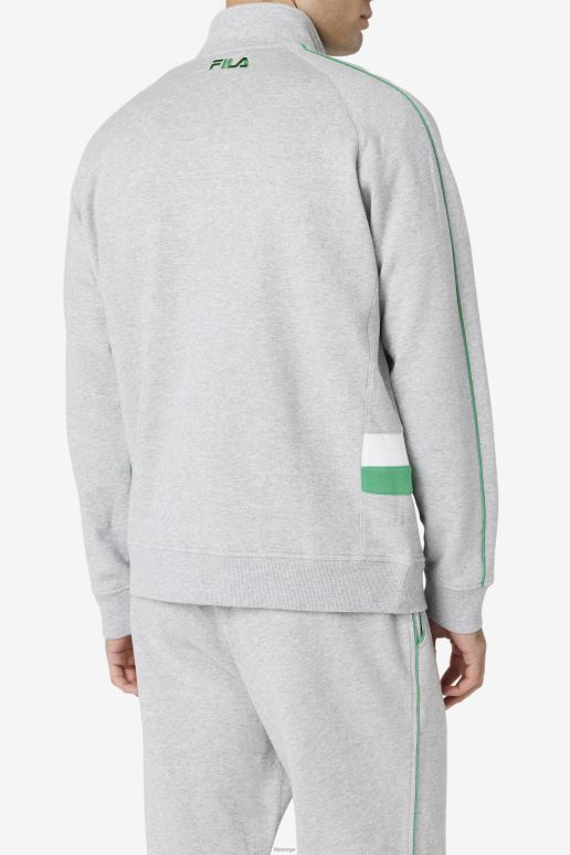 FILA menn sutton treningsjakke lys grå/jelly bean/hvit fila HHL84875 lys grå/gelébønne/hvit