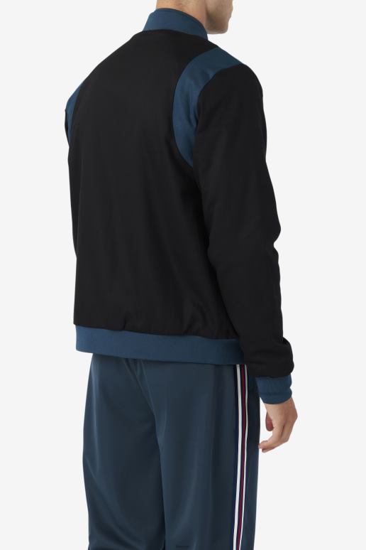 FILA menn svart/blågrønn cree bomber fila HHL84774 svart/blågrønt