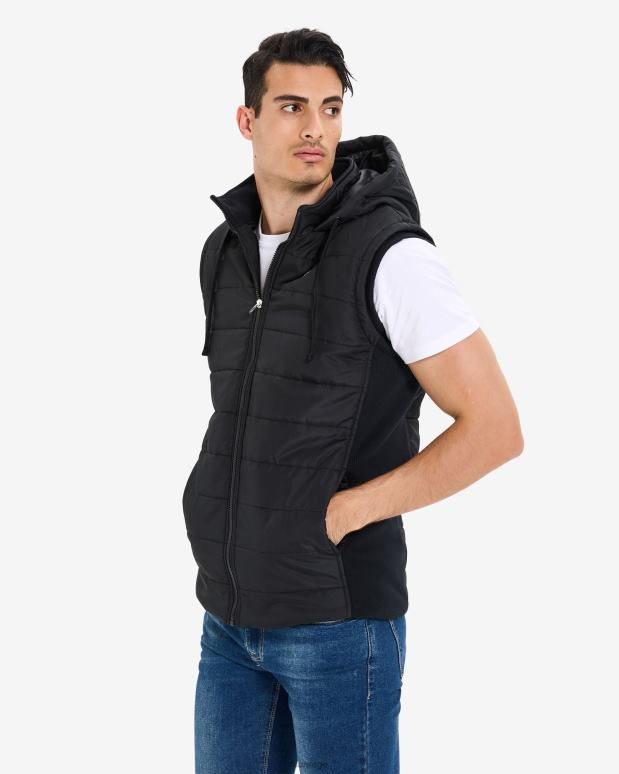 FILA menn svart fila julio puffvest for menn HHL842649 svart