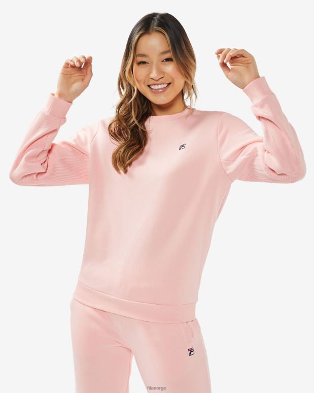 FILA menn blek rosa unisex-emblem 2.0 mannskap fila HHL842514 blek rose