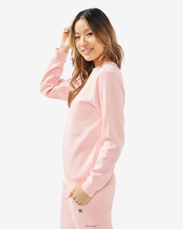 FILA menn blek rosa unisex-emblem 2.0 mannskap fila HHL842514 blek rose