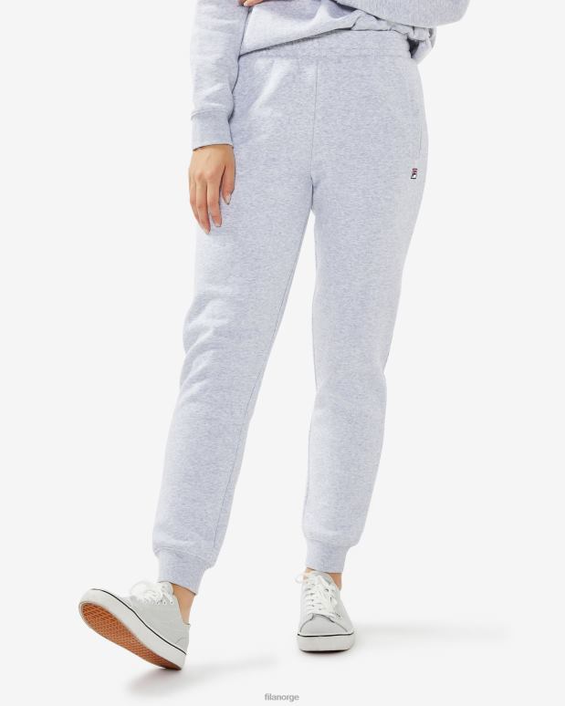 FILA menn fila lys grå marle unisex badge 3.0 bukser HHL842512 lys grå marle