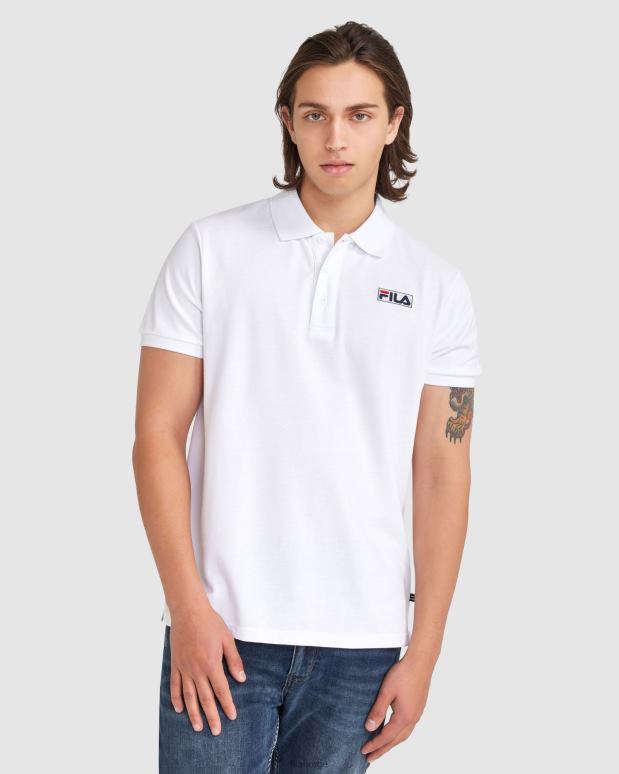 FILA menn asher polo hvit fila for menn HHL842375 hvit