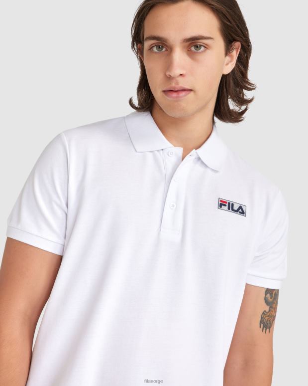 FILA menn asher polo hvit fila for menn HHL842375 hvit