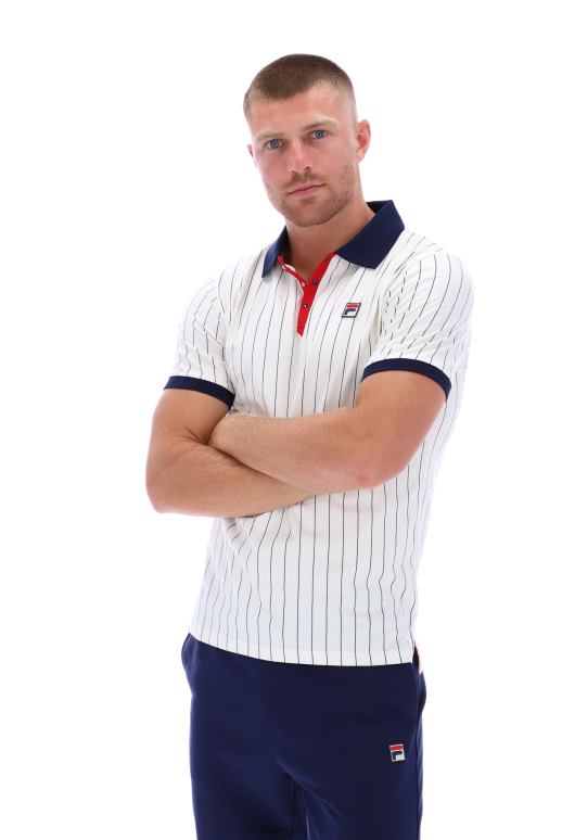 FILA menn bb1 fila klassisk vintage stripet polo HHL843313