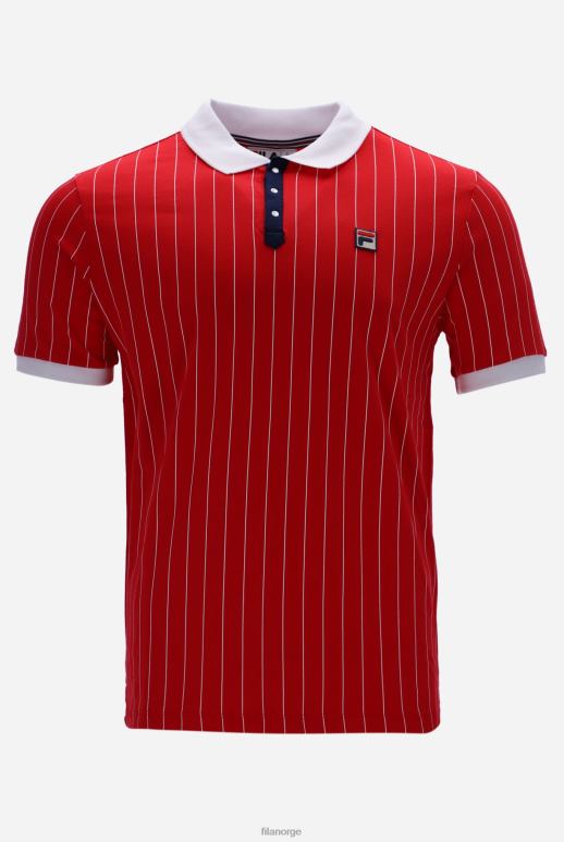 FILA menn bb1 klassisk vintage stripet polo fila mote HHL843336