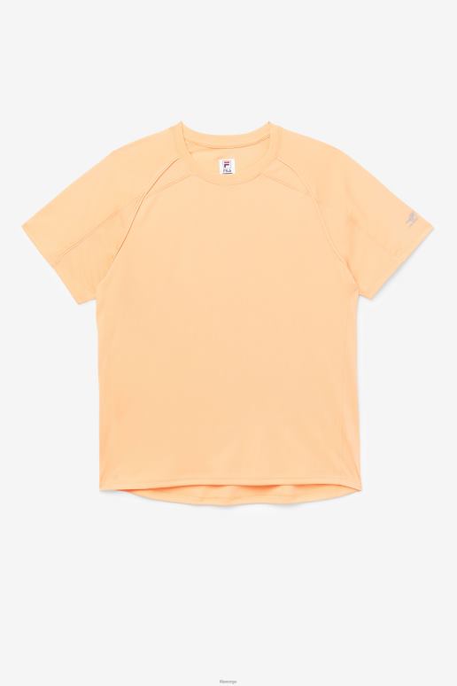 FILA menn cantaloupe fila pickleball kortermet mannskap HHL841113 cantaloupe