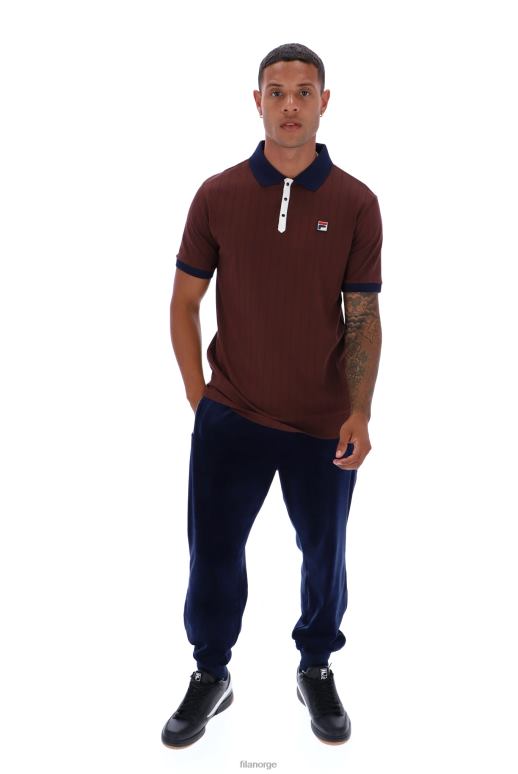 FILA menn fila bb1 klassisk vintage stripet motepolo HHL843315