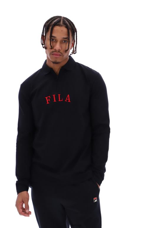 FILA menn fila kit unisex langermet polo HHL843253