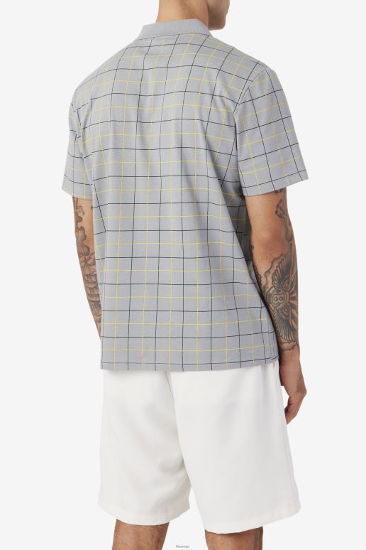 FILA menn fila monument/gul/juni insekt mand polo HHL84424 monument/gul/juni-feil