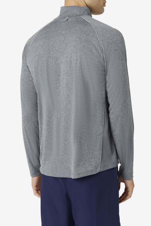 FILA menn fila pickleball 1/4 lyng med glidelås HHL841117 lyng