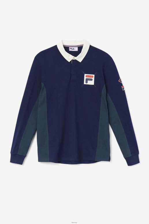 FILA menn filmore rugby marine/blågrønn/hegre fila HHL84413 marine/blågrønt/hegre