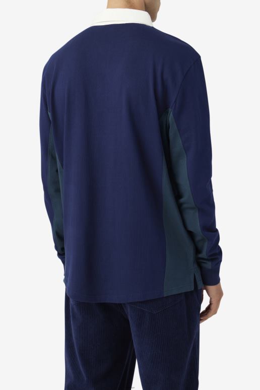 FILA menn filmore rugby marine/blågrønn/hegre fila HHL84413 marine/blågrønt/hegre