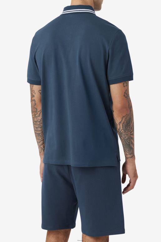 FILA menn jelen polo fila blågrønn HHL84428 blågrønn