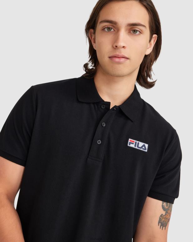 FILA menn svart fila asher polo for menn HHL842367 svart