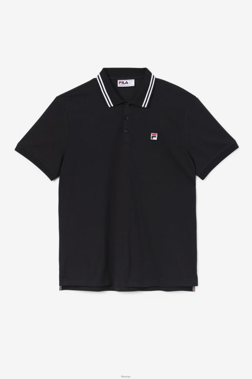FILA menn svart jelen polo fila HHL84426 svart