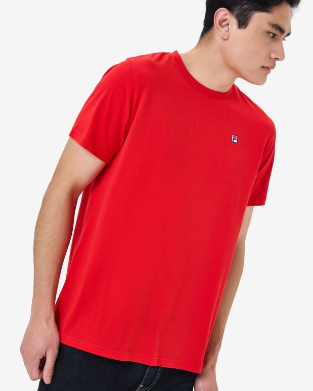 FILA menn Herre Heritage Badge 2.0 tee rød fila HHL842561 rød