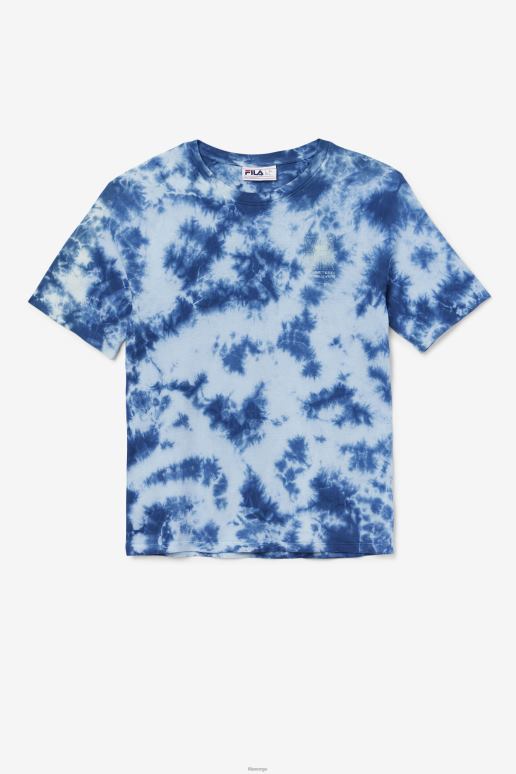 FILA menn ayan tee fila majolica blå/stein HHL84302 majolica blå/stein
