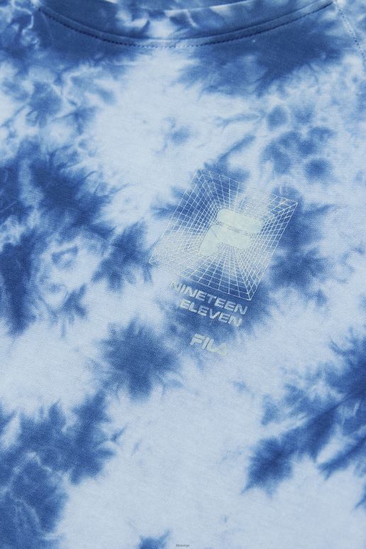 FILA menn ayan tee fila majolica blå/stein HHL84302 majolica blå/stein