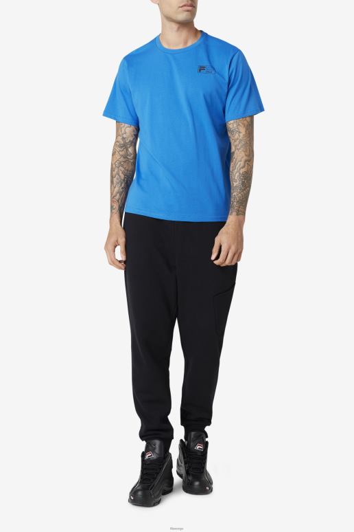 FILA menn bane t-skjorte fila blå/hvit HHL84326 blå hvit