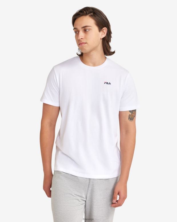 FILA menn basic t-skjorte for menn hvit fila HHL842333 hvit