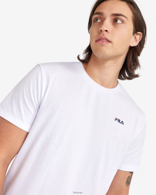 FILA menn basic t-skjorte for menn hvit fila HHL842333 hvit
