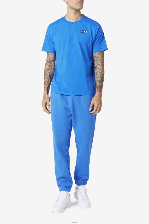 FILA menn blå fila skylar t-skjorte HHL84381 blå