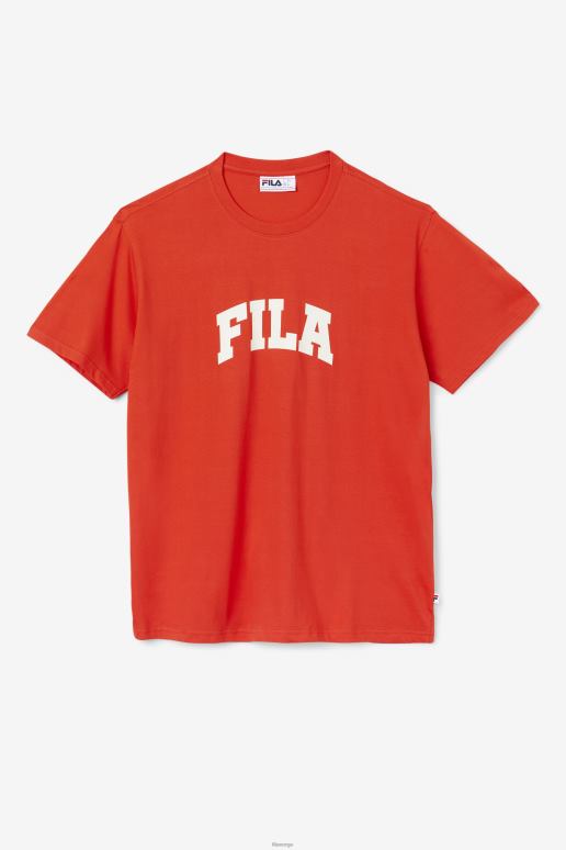 FILA menn brennende rød/hvit cody tee fila HHL84294 ildrød/hvit