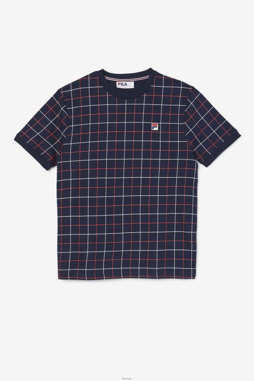 FILA menn casbian crew marine/rød/hvit fila HHL84317 marine/rød/hvit