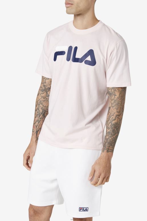 FILA menn eagle t-skjorte for menn rosa/marine/hvit fila HHL84371 rosa/marine/hvit