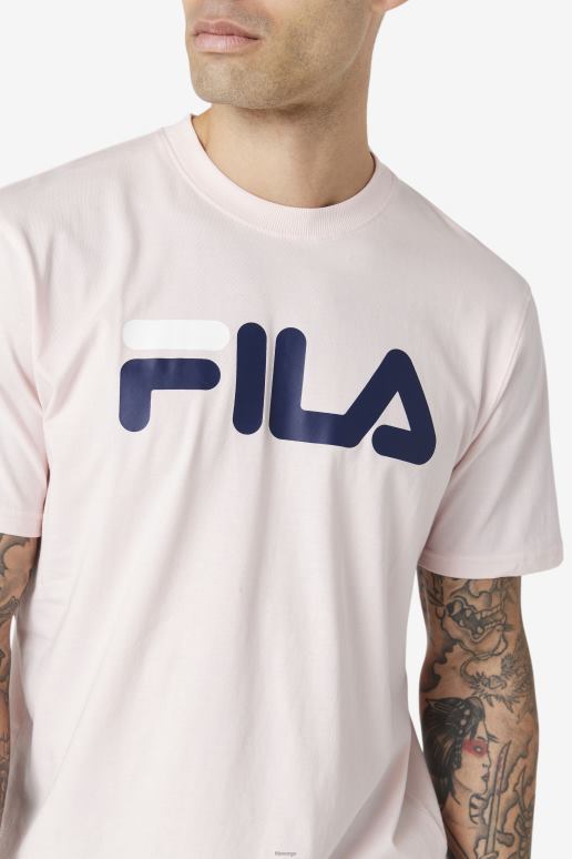 FILA menn eagle t-skjorte for menn rosa/marine/hvit fila HHL84371 rosa/marine/hvit