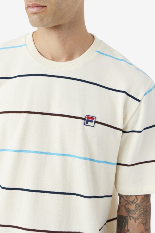 FILA menn egret/blågrønt/brun stein fila thiago mannskap HHL84333 egret/blågrønt/brun stein