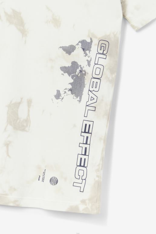 FILA menn fila ayan tee stein/marine HHL84301 stein/marine