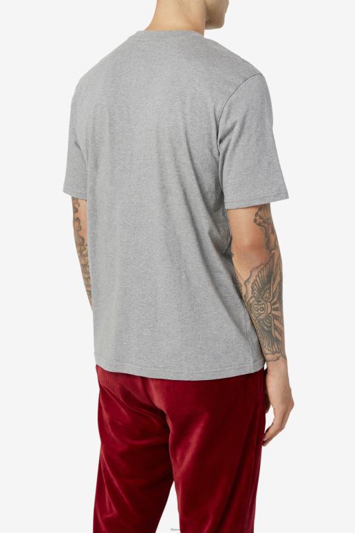 FILA menn fila borough t-skjorte lyng/marine/rød HHL84277 lyng/marine/rød