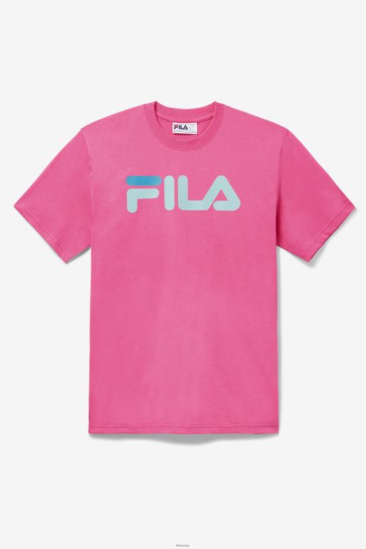 FILA menn fila carmine rose eagle t-skjorte for menn HHL84286 karminrose
