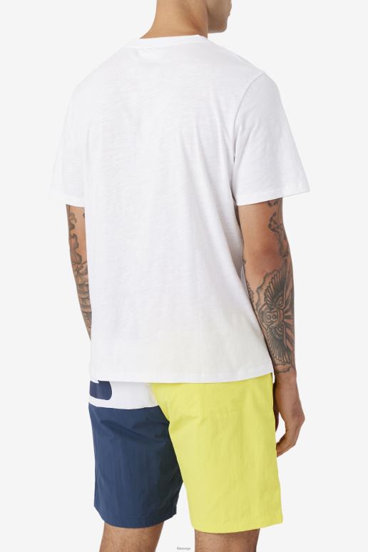 FILA menn fila dilki crew hvit/lilla HHL84385 hvit/lilla