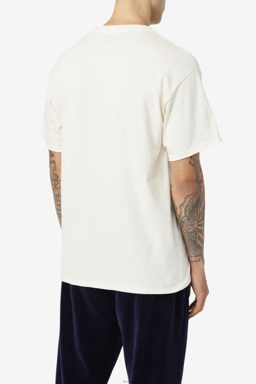 FILA menn fila gardenia/marine/rød original treningsskjorte HHL84352 gardenia/marine/rød