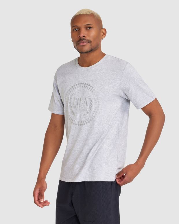 FILA menn fila grå marle ravi-t-skjorte for menn HHL842350 grå marle