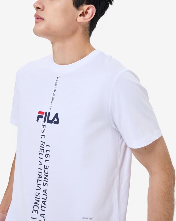 FILA menn fila gunnar t-skjorte hvit HHL842575 hvit