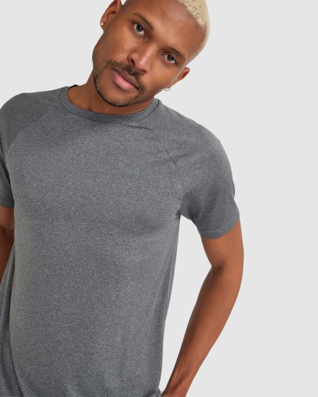 FILA menn fila herre caleb qdry tee burn out HHL842407 brenne ut