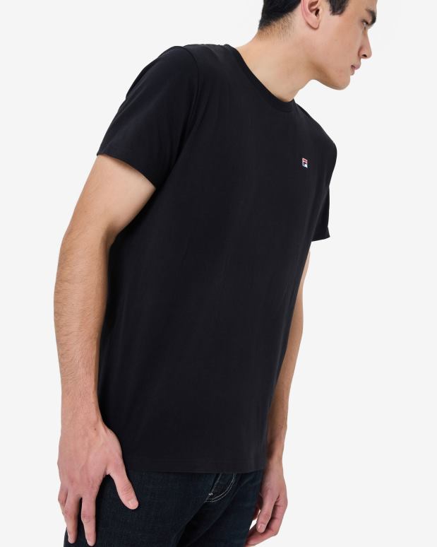FILA menn fila herre heritage badge 2.0 tee svart HHL842581 svart